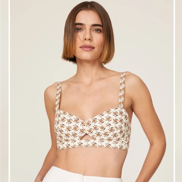 Tory Burch Printed Bra Top - Picture 1 of 5